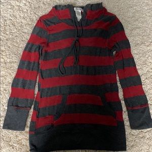 Thin Striped Hoodie